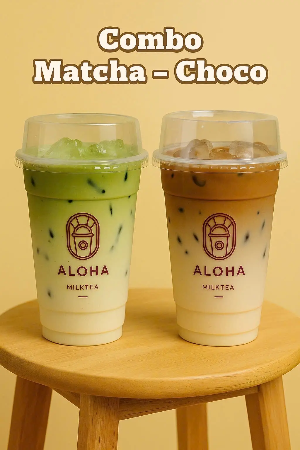 Hình ảnh ALOHA Duo Latte [Matcha + Choco]