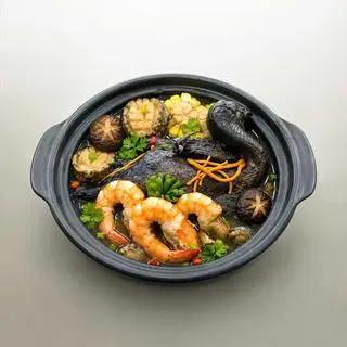 Hình ảnh Gà ác - hải sản - bào ngư - đông trùng
