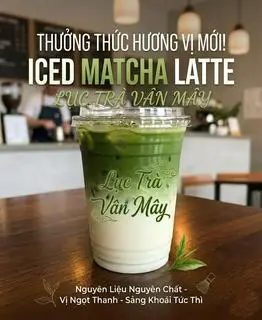 Hình ảnh Matcha Latte Lục Trà Vân Mây