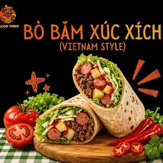 Hình ảnh Tacos bò xúc xích