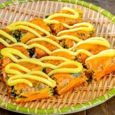 Hình ảnh bánh tráng cuộn(sốt bơ)