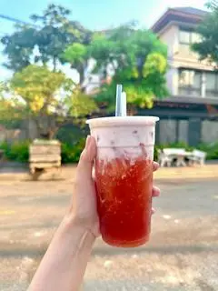 Hình ảnh Trà dâu mây hồng