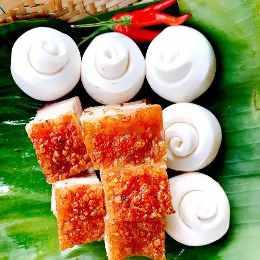 Hình ảnh Thịt heo quay ba rọi 400g+ 300g  thịt heo quay đùi   