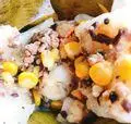 Hình ảnh (Dây Đỏ) Bánh Giò Tôm Thịt 3 Trứng Cút
