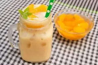 Hình ảnh Trà Đào Sữa