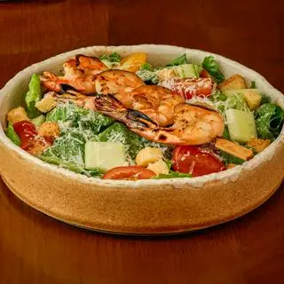 Hình ảnh Grilled prawn caesar salad