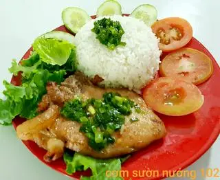 Hình ảnh Cơm Sườn Nướng 