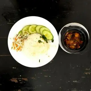 Hình ảnh Cơm sườn non kho tiêu
