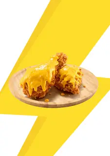Hình ảnh Combo 4 gà rán - 1 sốt bơ tỏi - 1 sốt phô mai  - 1 sốt Teriyaki  - 1 nguyên vị