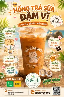 Hình ảnh Hồng trà sữa đậm vị - size L