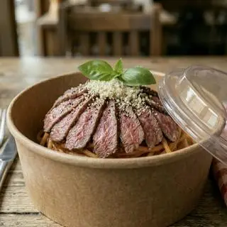 Hình ảnh MỲ Ý BÒ TẢNG SỐT CÀ