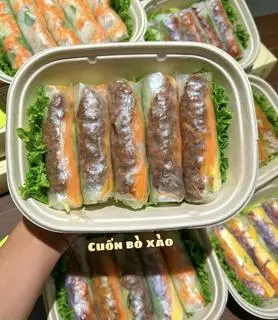Hình ảnh 5 cuốn bò xào mềm đầy đủ