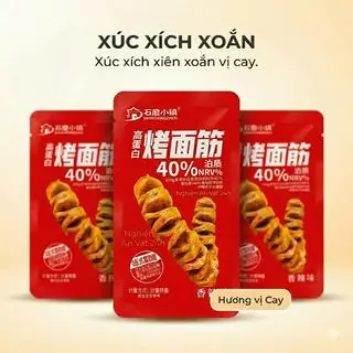 Hình ảnh Xúc Xích Xoắn Cay 410340 – Nhai Đã Không Dứt