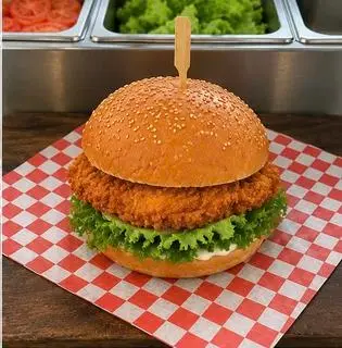 Hình ảnh Burger tôm - phô mai