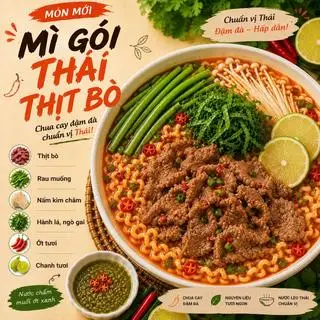 Hình ảnh Mì Thái Bò