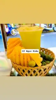 Hình ảnh nước mía mix thơm ly lớn 800ml