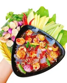 Hình ảnh Sứa biển sốt Mắm Nhĩ