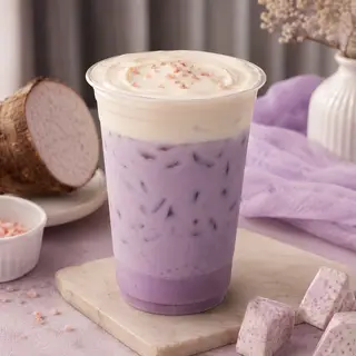 Hình ảnh Khoai môn latte kem muối