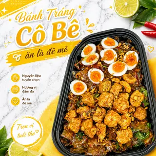 Hình ảnh [ BEST SELLER  ] Bánh tráng dẻo trộn sốt bò tỏi phi + tóp mỡ + 4 trứng lòng đào