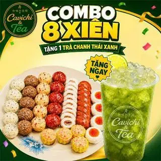Hình ảnh Mua 1 combo 8 xiên Tặng 1 trà thái xanh