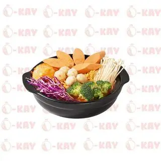 Hình ảnh Mì cay xúc xích bò viên