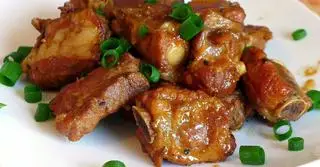 Hình ảnh sườn non kho tiêu 