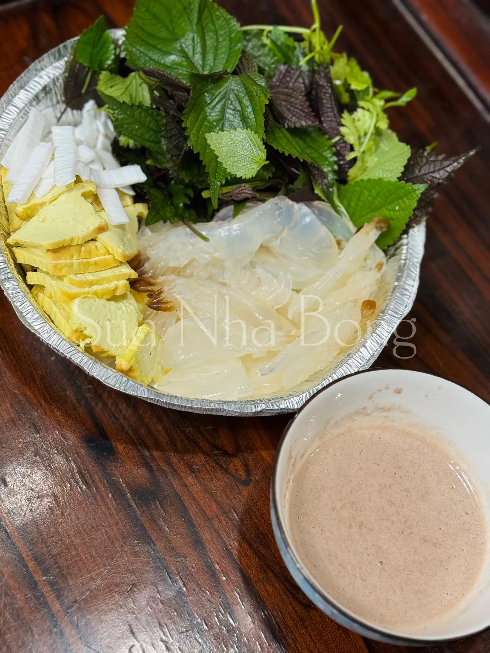 Hình ảnh Chân sứa mix thân mắm tôm