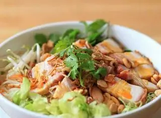 Hình ảnh bún mắm nêm thịt luộc 