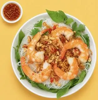 Hình ảnh BÚN TÔM MẮM ỚT TỎI