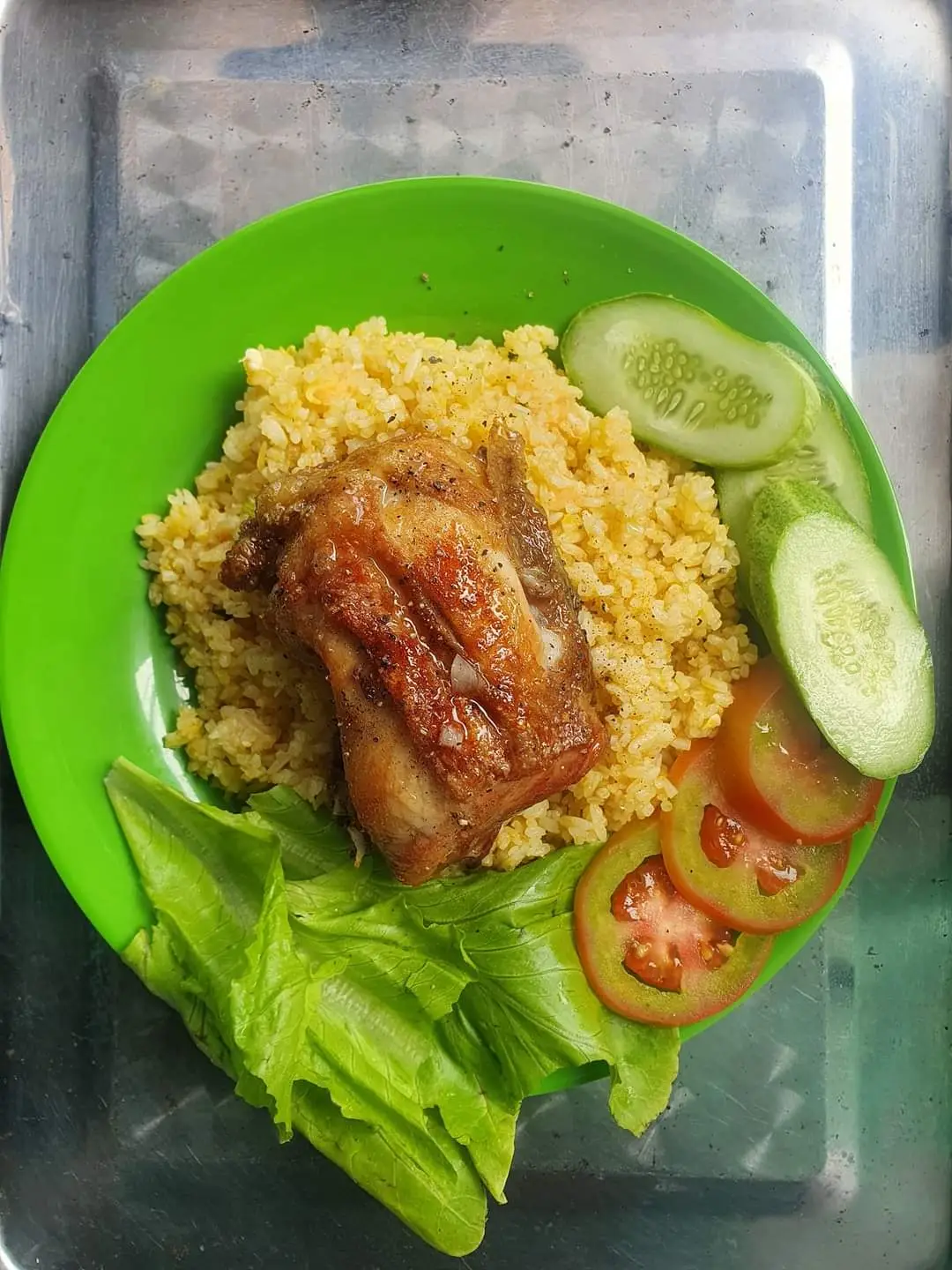Hình ảnh Mẹ Mèo - Da Gà Chiên Giòn & Cơm Gà Xối Mỡ - Tên Lửa 