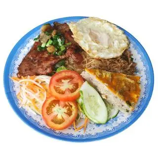 Hình ảnh Cơm Tấm Sườn - Trứng - Chả (Đặc Biệt)