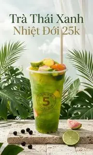 Hình ảnh Trà Thái Xanh Nhiệt Đới