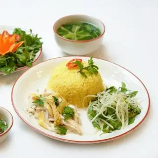 Hình ảnh Cơm gà vườn xé