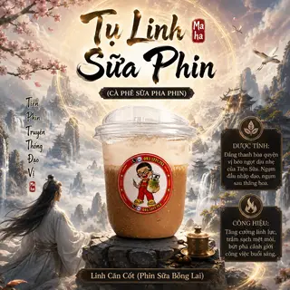 Hình ảnh Tụ Linh Sữa Phin (Cà Phê Sữa Pha Phin)