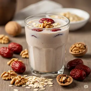 Hình ảnh Sữa óc chó Yến mạch táo đỏ
