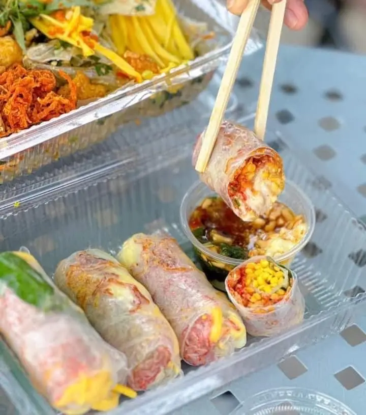 Hình ảnh Bánh Tráng cuốn sốt bơ ( 5 Cuốn )