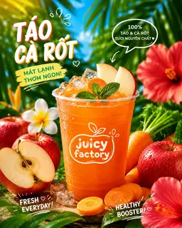 Hình ảnh Nước Ép Táo-Cam 700ml