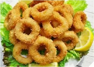 Hình ảnh mưc vòng chiên xù