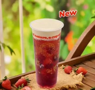 Hình ảnh Ô long dâu tây kem phô mai - size M