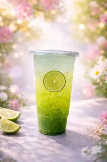 Hình ảnh Soda chanh thái ly 1L