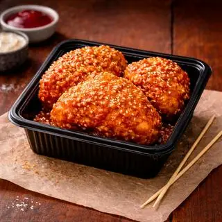 Hình ảnh Gà popcorn sốt chua ngọt 