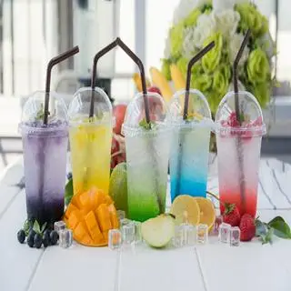 Hình ảnh Soda ( Dưa Lưới, Đào, Việt Quốc, Đào, Dâu Ỏi, Kiwi, Chanh Dây, Phúc Bồn Tử)