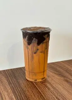 Hình ảnh Trà sữa Thái đỏ sốt cacao dẻo