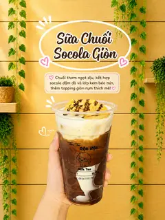 Hình ảnh Sữa Chuối Socola Giòn - L