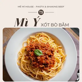 Hình ảnh Mì Ý xốt bò bằm truyền thống chuẩn vị