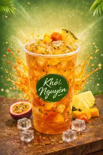 Hình ảnh Trà Trái Cây Tươi - Vị Nhiệt Đới (700ml)