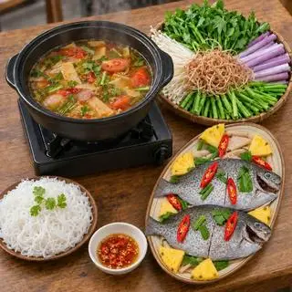 Hình ảnh Lẩu cá dìa măng chua