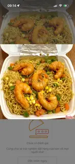 Hình ảnh Mì trộn tôm hình
