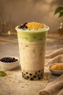 Hình ảnh Ôlong Nhài Sữa Kem Cốm Dừa Nướng 