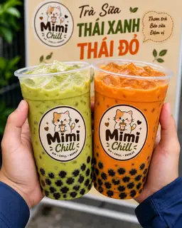 Hình ảnh Trà sữa thái xanh